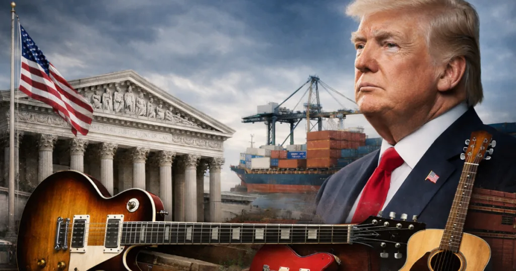 Suprema Corte dos EUA derruba tarifas de Trump e decisão pode gerar efeitos no mercado mundial de guitarras Suprema Corte dos EUA derruba tarifas de Trump e decisão pode gerar efeitos no mercado mundial de guitarras