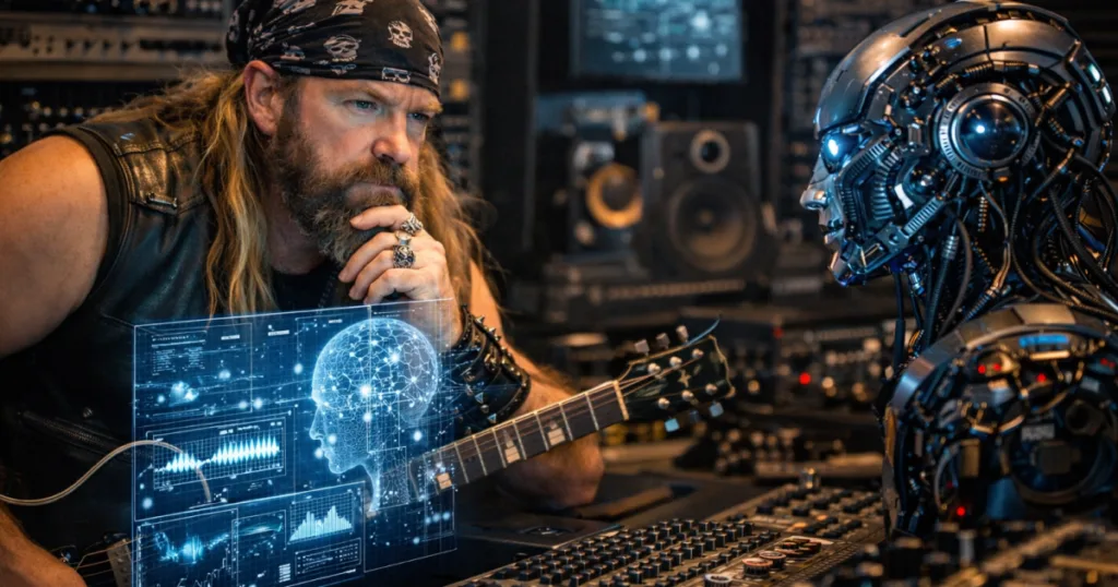 Zakk Wylde analisa o impacto da IA na música e defende o valor da experiência humana.