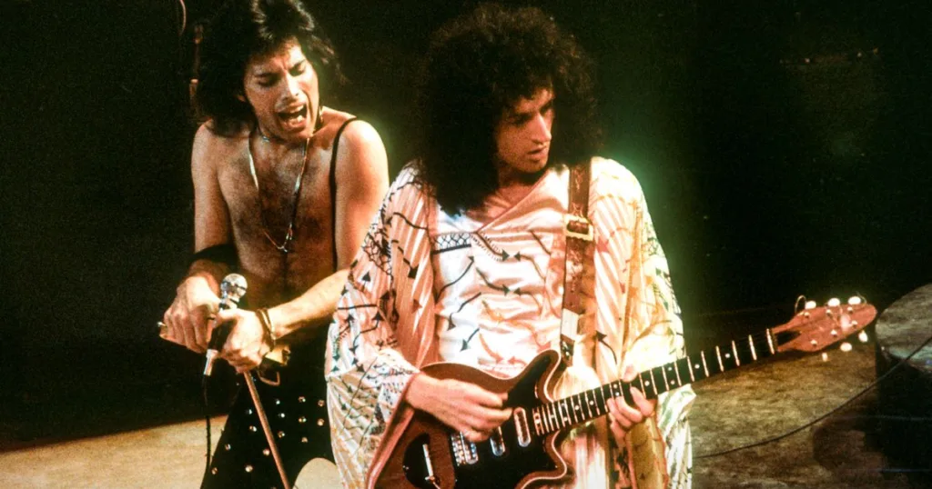Solo de “Don’t Stop Me Now”: a história do momento em que May convenceu Mercury a abrir espaço para guitarra.