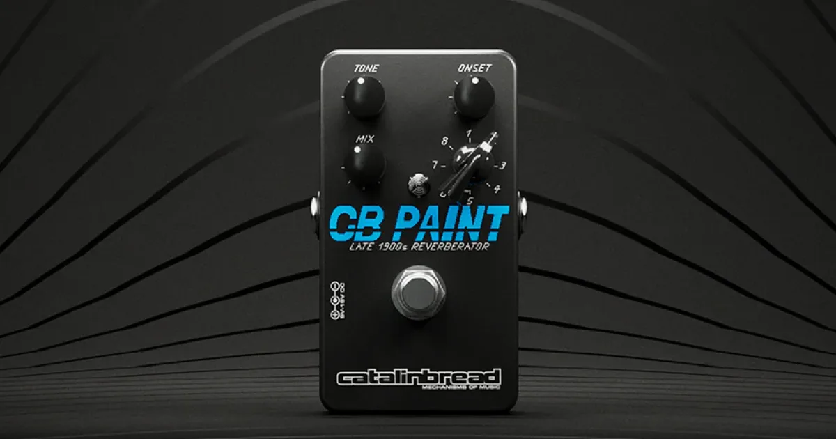 Catalinbread CB Paint recria reverbs clássicos do Alesis Microverb em formato de pedal