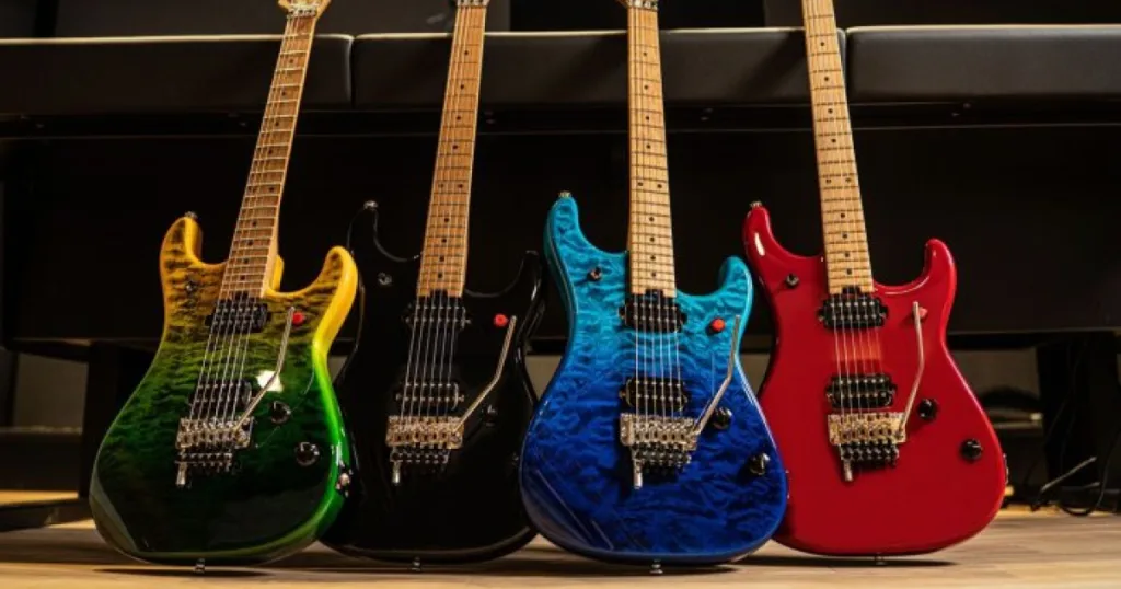EVH lança novos modelos 5150 DX e DX QM com visual clássico e recursos modernos DX e DX QM unem tradição EVH e visual sofisticado em corpo basswood e quilted maple.
