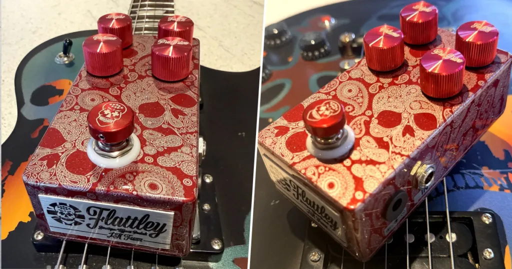 Flattley Pedals lança JK Fuzz com circuito clássico e melhorias modernas Flattley JK Fuzz recria circuito clássico com buffer e controle de tom moderno.