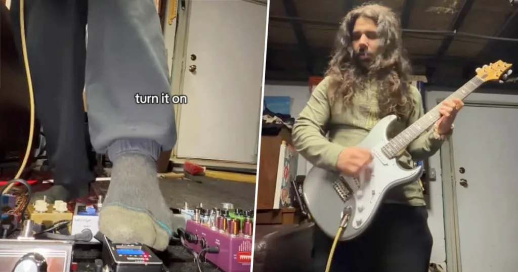 Tecnologia simples transforma afinador comum em solução acessível para guitarristas cegos.
