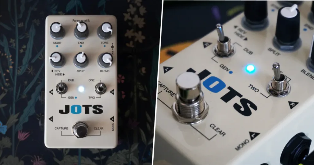 Puremagnetik lança JOTS Dual Track Wanderer, pedal estéreo de micro-looping com duas faixas de 30 segundos.