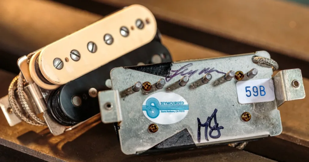 Seymour Duncan celebra 50 anos com edição limitada do PAF ’59 Captadores seguem as especificações originais de 1959, com bobinas de butirato e ímãs Alnico V fundidos.