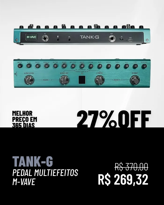 Tech 21 anuncia nova tiragem limitada do SansAmp Classic para