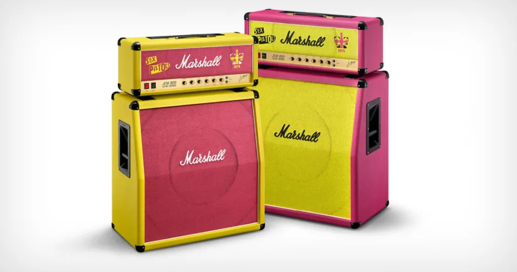 Marshall lança JCM800 limitado dos Sex Pistols e celebra 50 anos do punk com apenas 81 unidades Modelo comemorativo une design icônico, eletrônica clássica e acabamento temático baseado no álbum Never Mind the Bollocks.