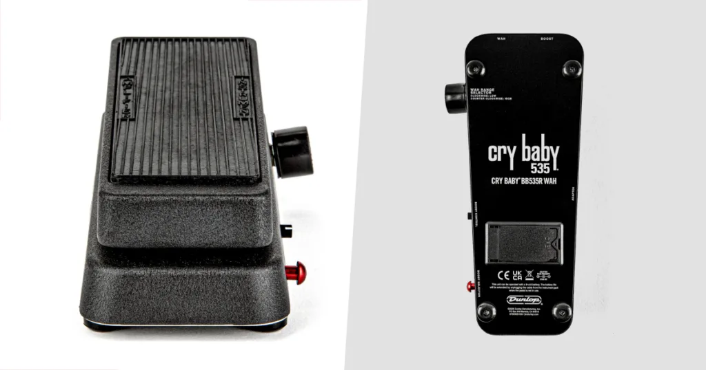 Novo Cry Baby BB535 combina timbre clássico e versatilidade com seletor de frequência e boost integrado.