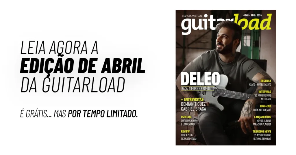 revista guitarload nº 148 apresenta conteúdo associado a criaçãod e identidade