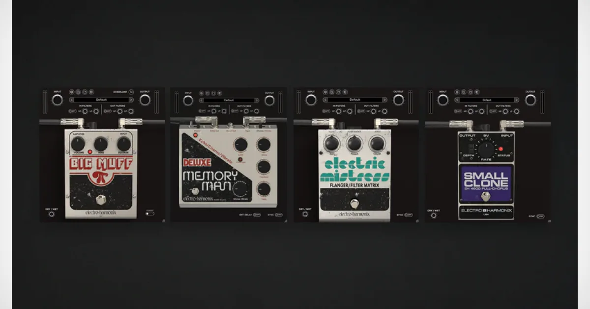 Electro-Harmonix e MixWave se unem para levar pedais clássicos ao