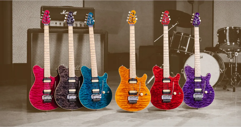 ミュージック access 25th Anniversary double decades Music Man relança Axis em edição limitada de 30 anos com specs