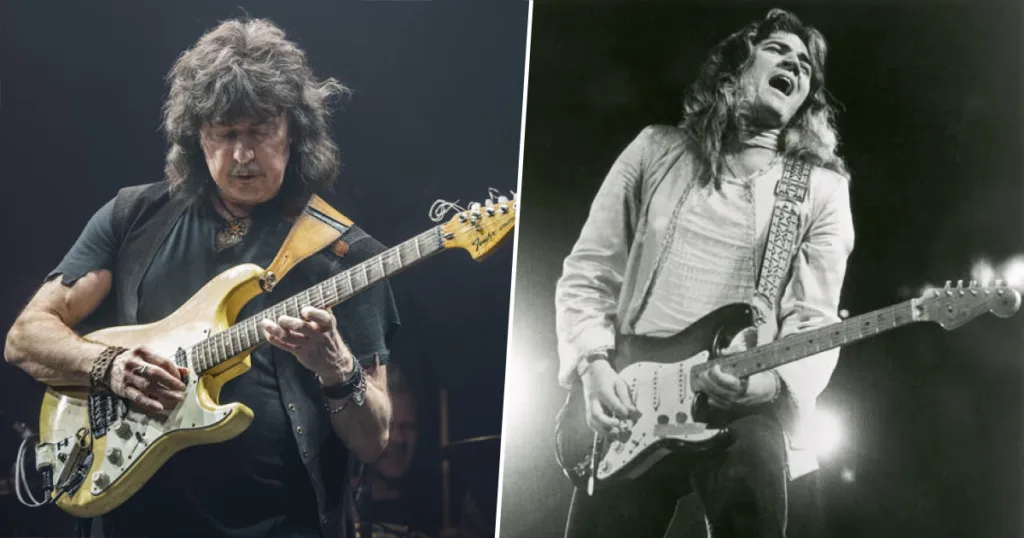 Ritchie Blackmore critica guitarristas e destaca Tommy Bolin como exceção em declaração recente no Instagram.
