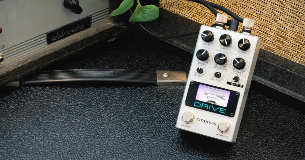 Empress Effects lança Empress Drive, overdrive analógico com