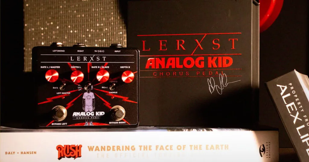 Lerxst afirma que unidade foi criada para capturar timbres presentes em discos como Signals e Moving Pictures.