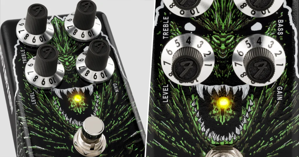 Fender lança pedal Godzilla Distortion e transforma cultura kaiju em arma sonora para guitarristas Fender lançou o Godzilla Distortion, pedal de alto ganho inspirado no Rei dos Monstros que mistura cultura pop, colecionismo e timbres pesados.
