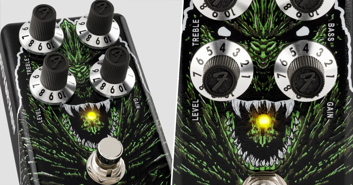 Fender lança pedal Godzilla Distortion e transforma cultura kaiju