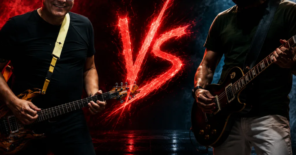Entre groove, improviso e pressão: Guitar Pool Brasil testa maturidade musical nas quartas Funk americano vira campo de batalha para Heber Nunes e Marcio Bach no Guitar Pool Brasil