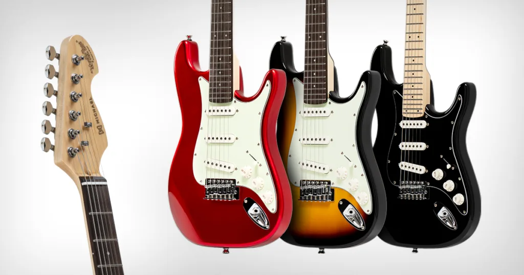 Michael investe em guitarras de entrada com especificações modernas e diferentes configurações de captação.