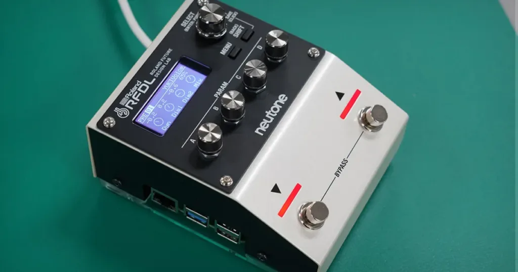 Roland apresenta a Fase 2 do Project Lydia, pedal experimental com IA neural que transforma sinais de áudio em tempo real.