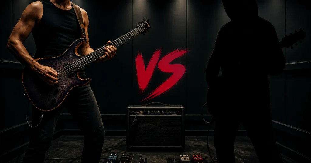Quinto episódio do Guitar Pool Brasil tem duelo esvaziado e coloca resiliência em evidência Guitar Pool Brasil apresenta capítulo fora do padrão, com ausência de participante e foco total na execução individual.