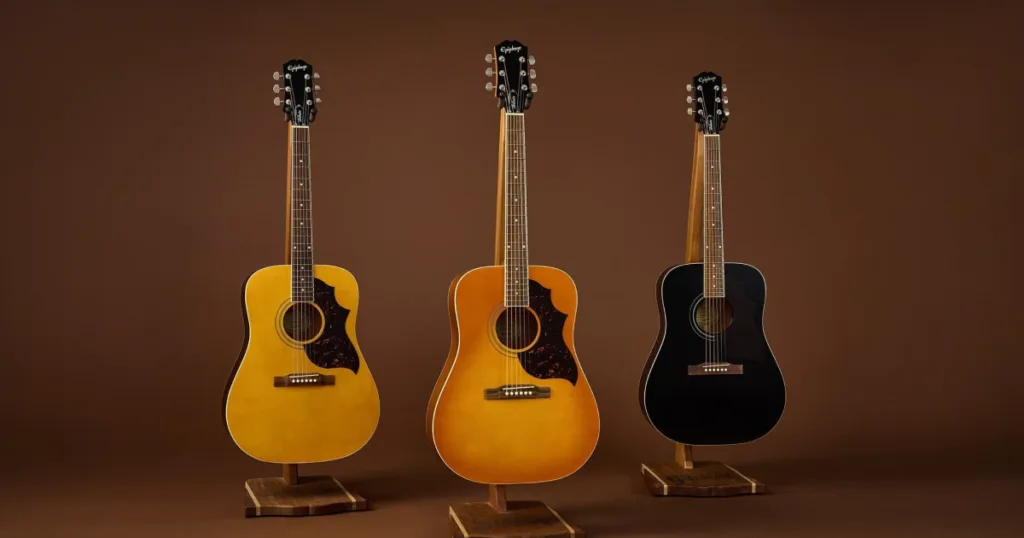 Epiphone lança Hummingbird Tribute e leva um dos designs mais icônicos da Gibson ao segmento de entrada Epiphone amplia seu catálogo de acústicos com a Hummingbird Tribute, modelo que busca democratizar um dos designs mais icônicos da Gibson.