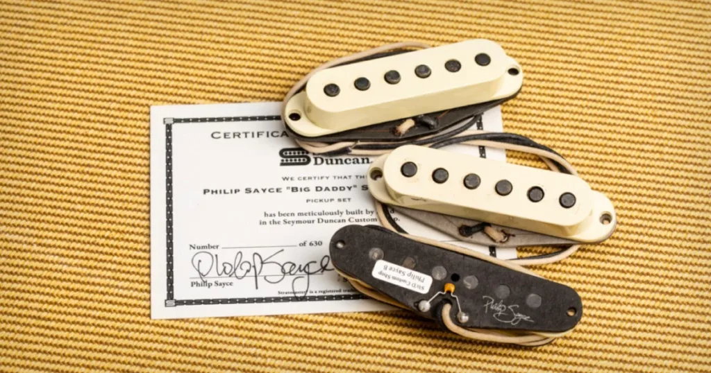 Desenvolvido pelo Custom Shop da Seymour Duncan, o conjunto busca reproduzir o timbre encorpado e poderoso das Stratocasters do início dos anos 1960.
