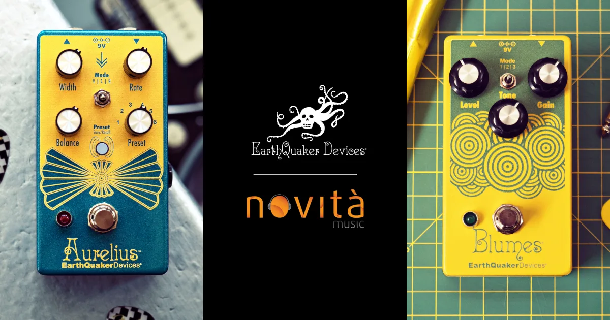 Novità Music assume distribuição exclusiva da EarthQuaker Devices no Brasil