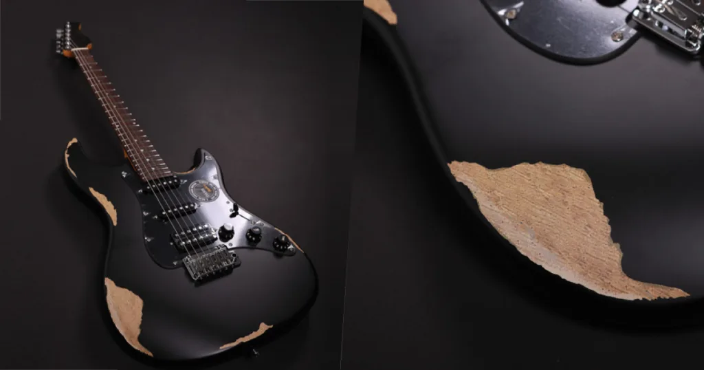 Piada vira produto: adesivos prometem transformar qualquer guitarra em um modelo relic Ideia criada como sátira pela Chibson USA virou produto comercial e acompanha a crescente popularidade das guitarras relic.