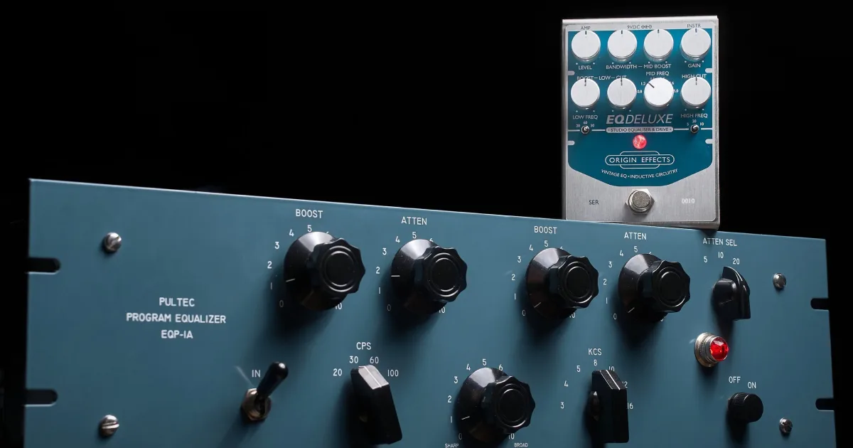 Origin Effects lança EQDELUXE e promete levar o lendário equalizador Pultec para o pedalboard