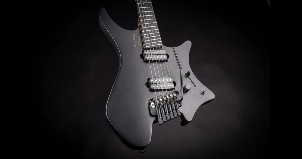 Strandberg atualiza Boden Plini com ponte Arc TILT e captadores Fishman Nova guitarra signature de Plini recebe ponte tremolo Arc TILT, tampo curvo N2 e captadores Fishman com timbres selecionáveis.