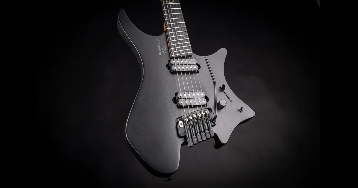 Strandberg atualiza Boden Plini com ponte Arc TILT e captadores Fishman