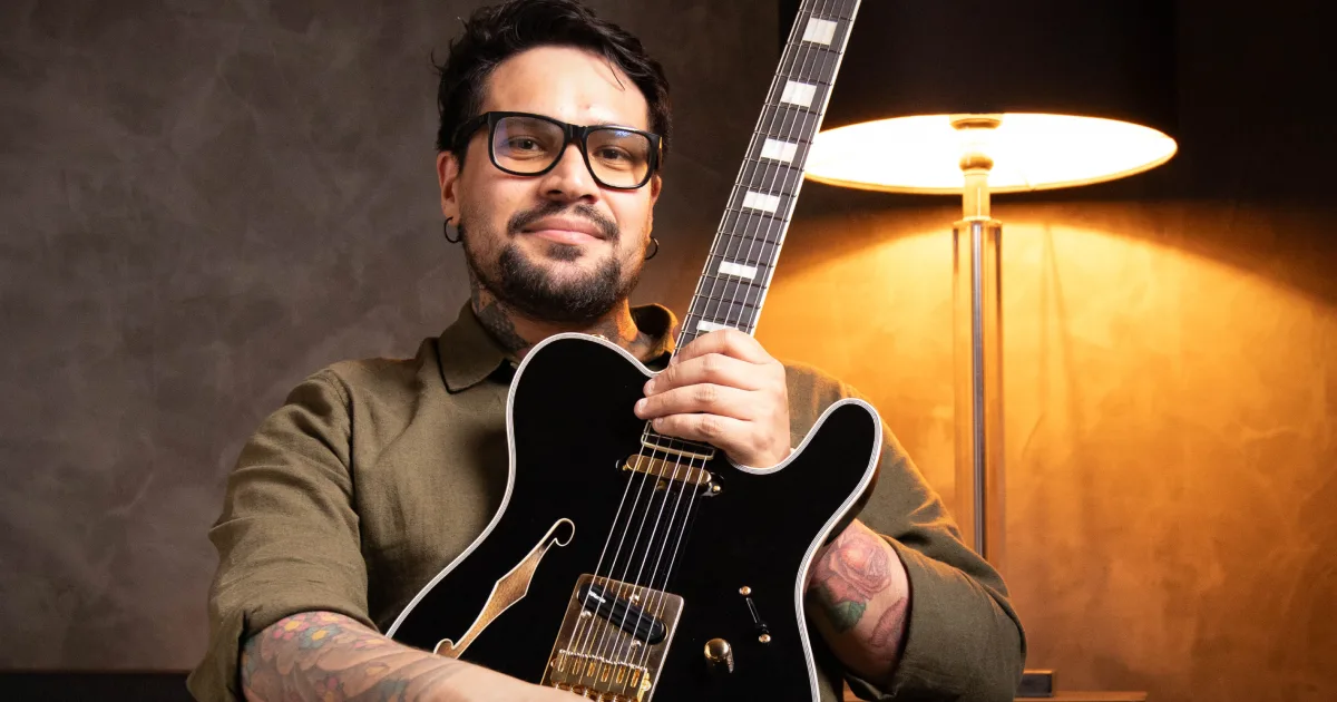 A guinada de Felipe Lhamas: como o criador de conteúdo redescobriu a paixão pela guitarra