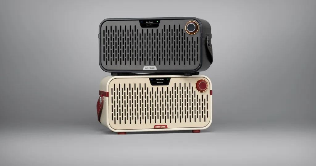 Hotone Pulze Jr. leva criação de timbres por IA e separação de stems para amplificador de prática Novo amplificador de prática combina modelagem digital, inteligência artificial, NAM, looper e backing tracks em um único equipamento.
