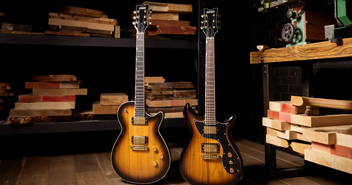 Gretsch repagina duas de suas principais guitarras de entrada com novo visual e opções de timbre