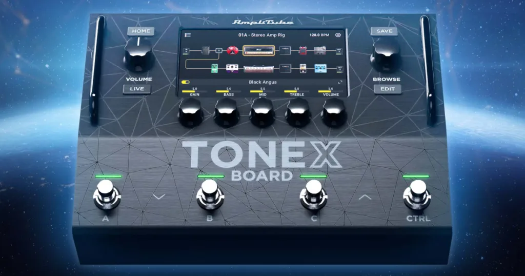 TONEX Board: nova pedaleria top de linha da IK Multimedia chega ao mercado IK Multimedia lança TONEX Board, o poder de um rig completo em uma só pedaleira