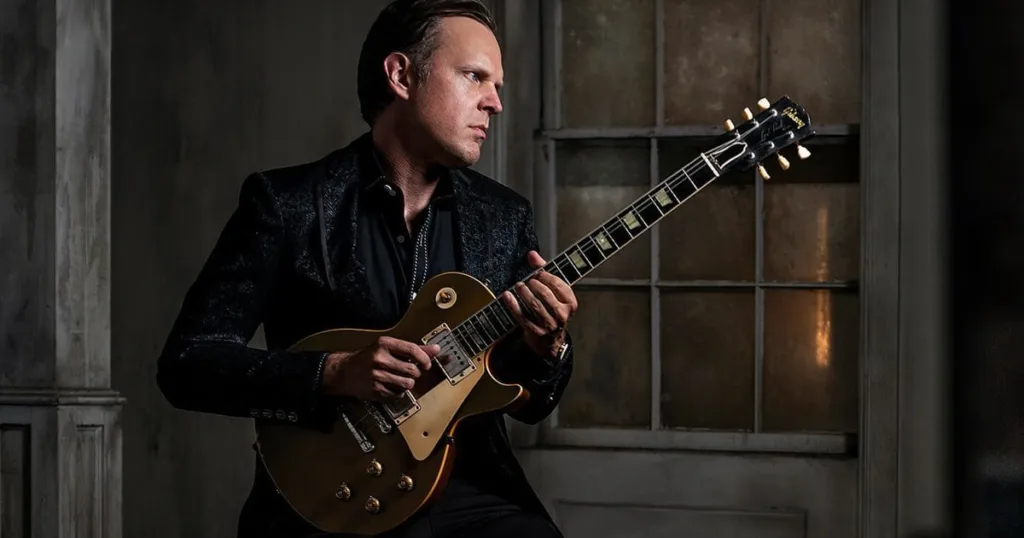 Joe Bonamassa revela como “esconder” a palheta pode deixar seu play mais expressivo e ampliar as possibilidades de timbre e fraseado.Foto: Eleanor Jane