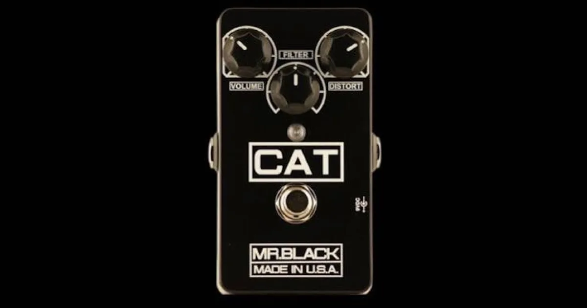 Mr. Black relança CAT Distortion com mais potência e circuito 100% analógico