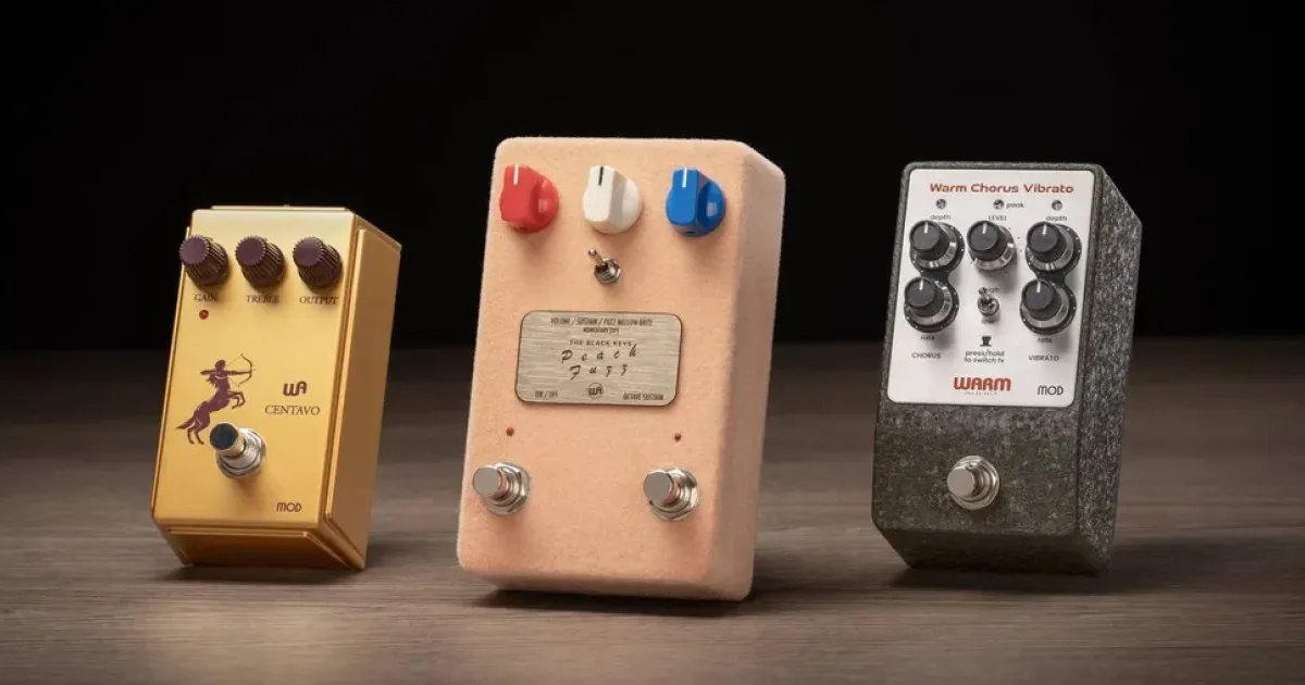 Warm Audio apresenta linha Mod Series com versões compactas de três pedais