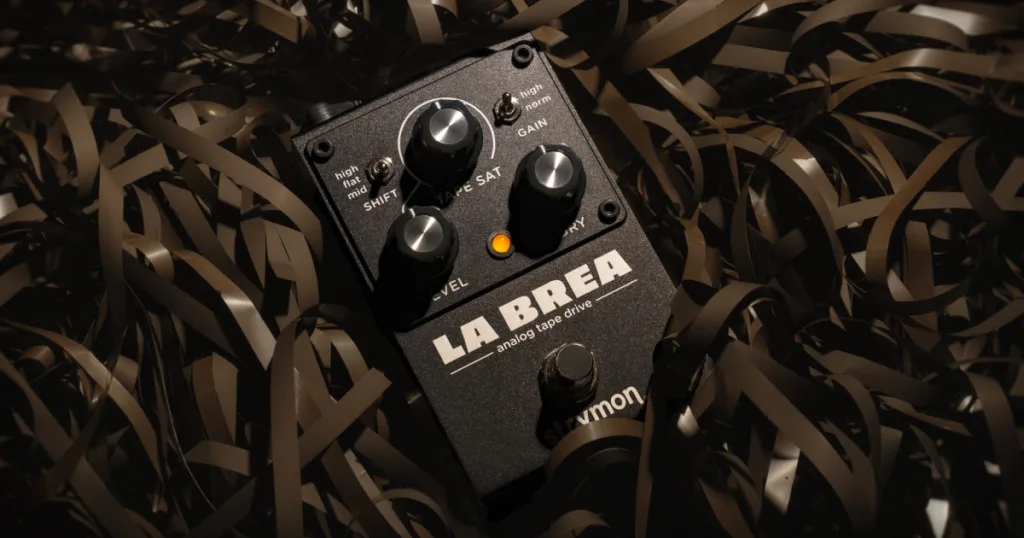 Strymon La Brea combina saturação de fita, boost e fuzz em circuito analógico