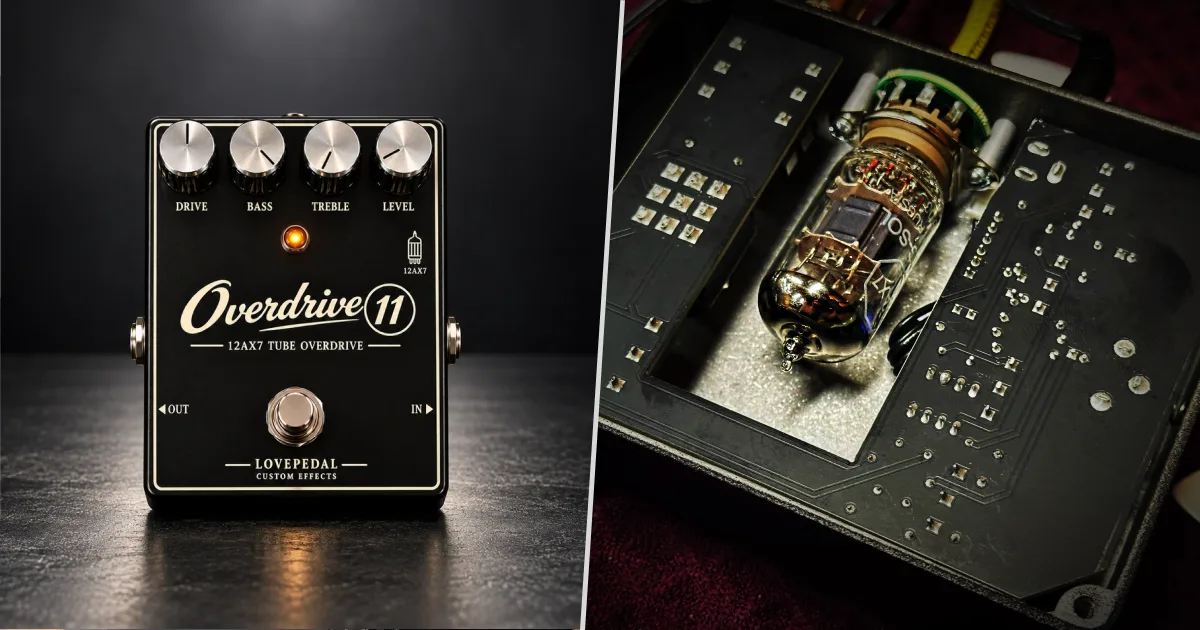 Lovepedal lança pedal Overdrive 11 com circuito 12AX7 e preço promocional de pré-venda