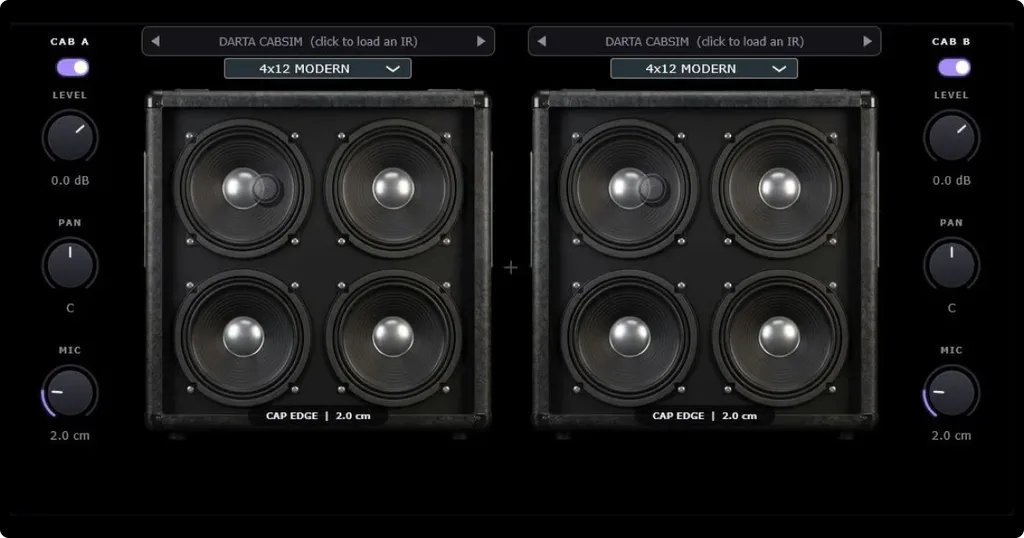 Desenvolvido pela Darta Digital Audio, o Persona: Zero One combina amp, pedais, caixas virtuais e rack de efeitos em um único software.