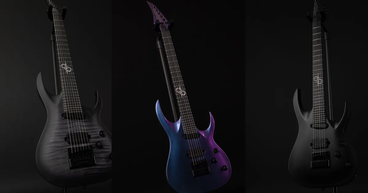 Solar Guitars amplia linha ACS com três modelos de 27 trastes e ponte EverTune
