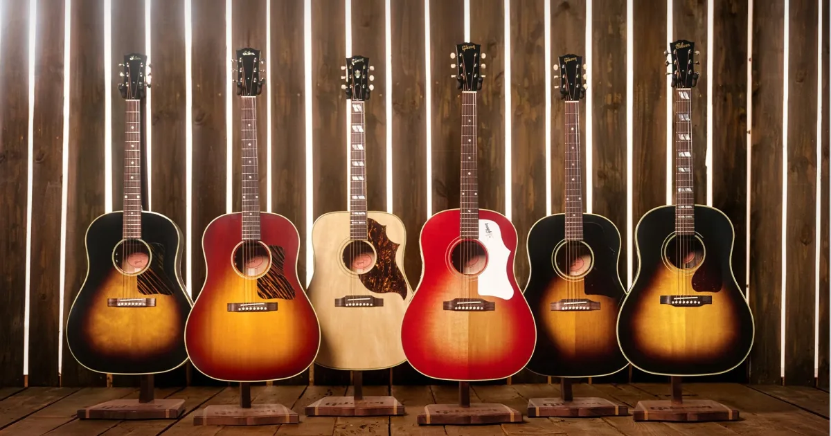 Gibson amplia Coleção Original com quatro violões equipados com captação Baggs HiFi DNA