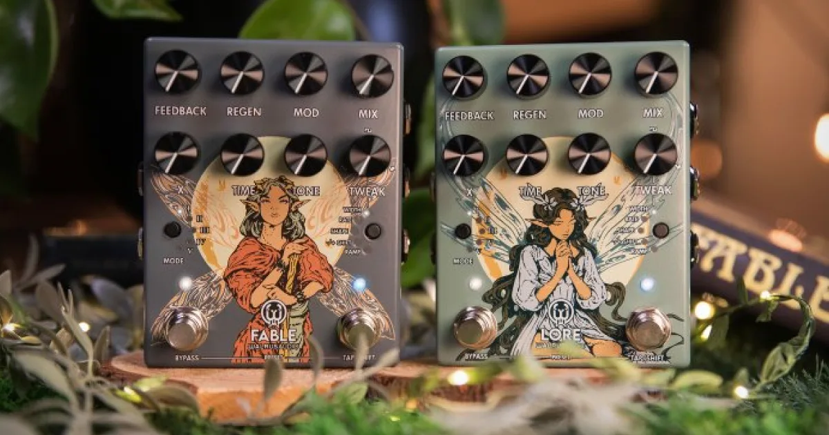 Walrus Audio relança Lore e Fable com versões MKII estéreo e até 127 presets via MIDI